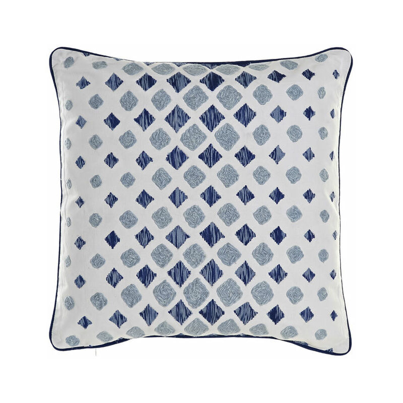 

Cojín DKD Home Decor Azul Blanco Algodón (50 x 15 x 50 cm)