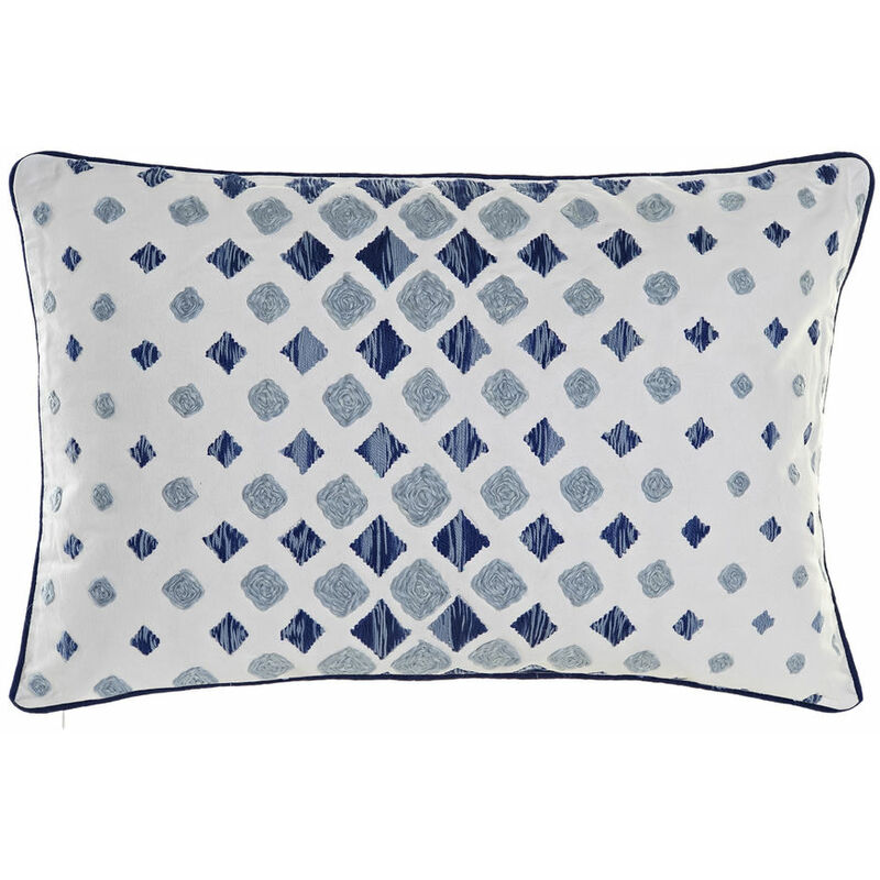 

Cojín DKD Home Decor Azul Blanco Algodón (60 x 15 x 40 cm)