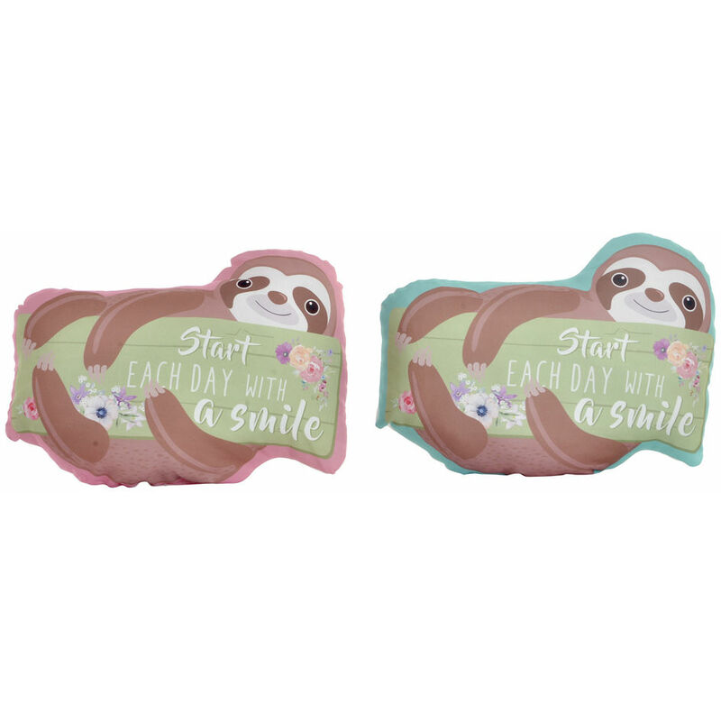 

Cojín DKD Home Decor Azul Rosa Poliéster (2 pcs) (38 x 38 x 28 cm)