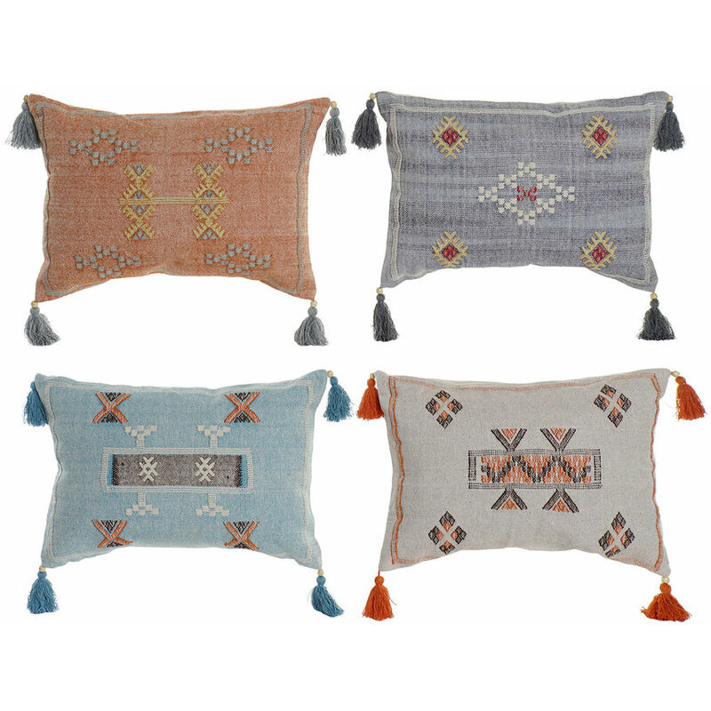 

Cojín DKD Home Decor Beige Poliéster Algodón (4 pcs) (50 x 15 x 35 cm)
