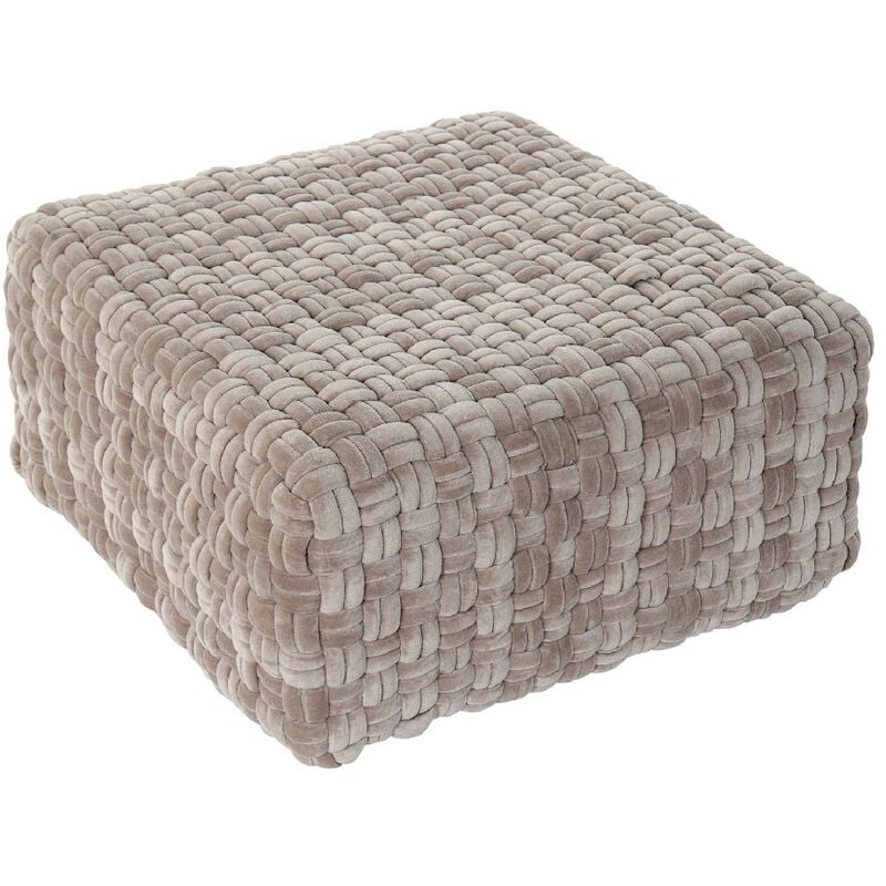 

Cojín DKD Home Decor Beige Poliéster Algodón (60 x 60 x 32.5 cm)