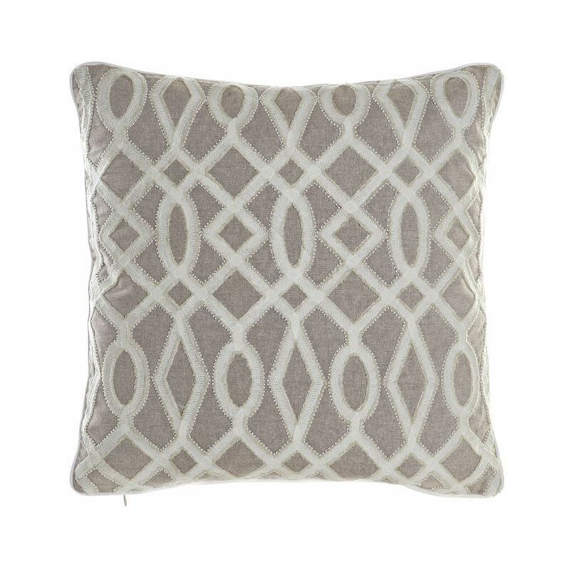 

Cojín DKD Home Decor Blanco Beige Algodón (50 x 15 x 50 cm)