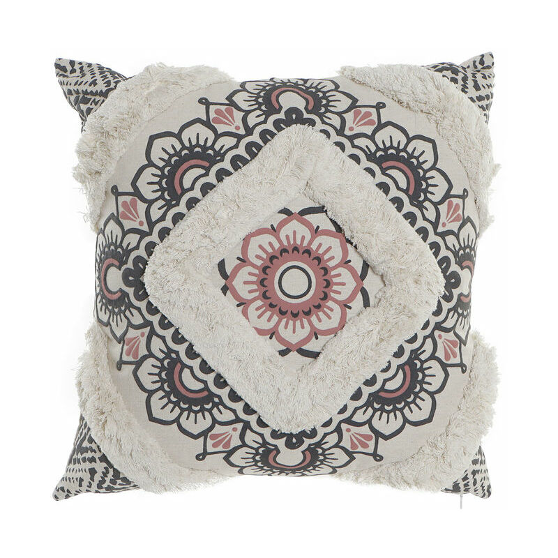 

Cojín DKD Home Decor Blanco Negro Poliéster (45 x 10 x 45 cm)
