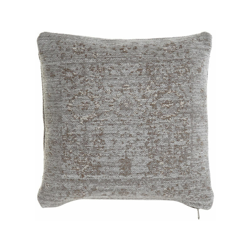 

Cojín DKD Home Decor Blanco Negro Poliéster Algodón Marrón claro (45 x 12 x 45 cm)