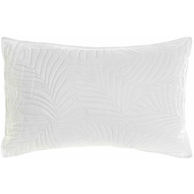 

Cojín DKD Home Decor Blanco Poliéster Hojas (60 x 10 x 40 cm)