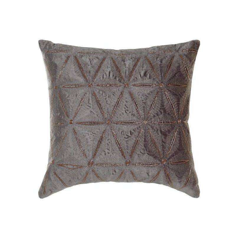

Cojín DKD Home Decor Gris Rosa Terciopelo Poliéster (45 x 45 cm)