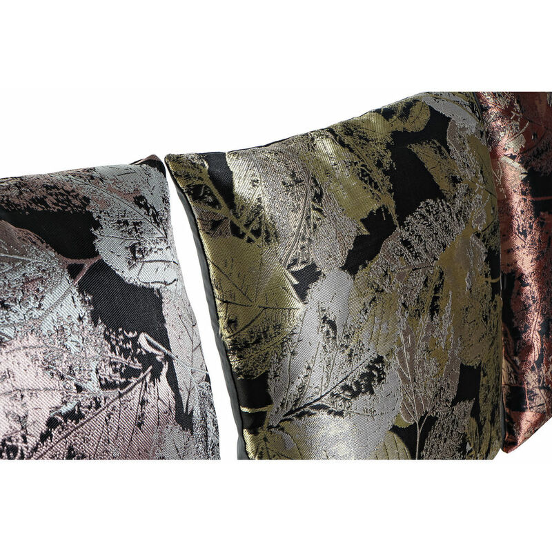 

Cojín DKD Home Decor Jacquard Poliéster Hojas (45 x 10 x 45 cm) (3 pcs)