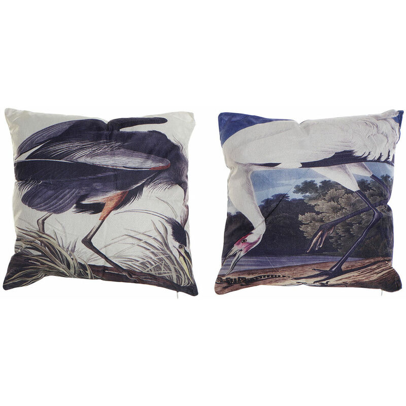 

Cojín DKD Home Decor Multicolor Poliéster (2 pcs) (45 x 10 x 45 cm)