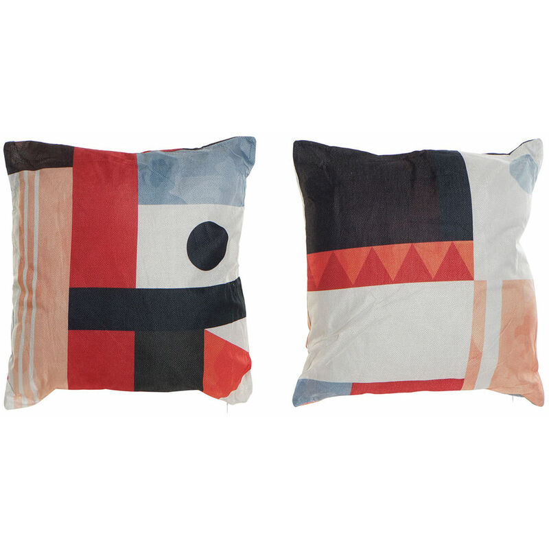 

Cojín DKD Home Decor Multicolor Poliéster (2 pcs) (45 x 10 x 45 cm)