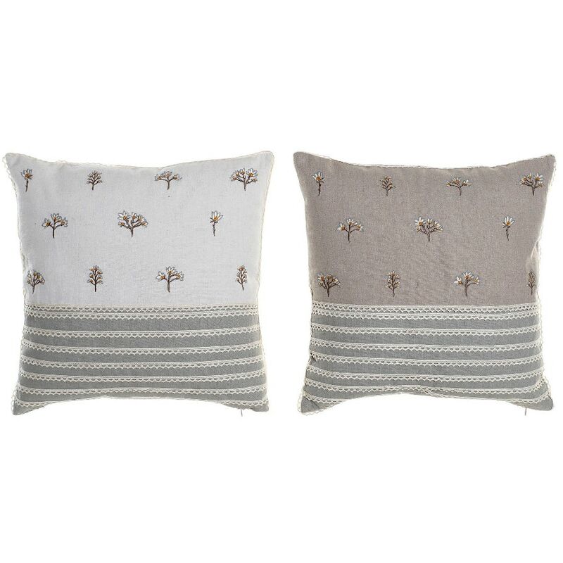 

Cojín DKD Home Decor Multicolor Poliéster Árbol (2 pcs) (45 x 10 x 45 cm)