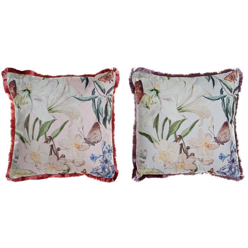 

Cojín DKD Home Decor Naturaleza Multicolor Poliéster (2 pcs) (45 x 6 x 45 cm)
