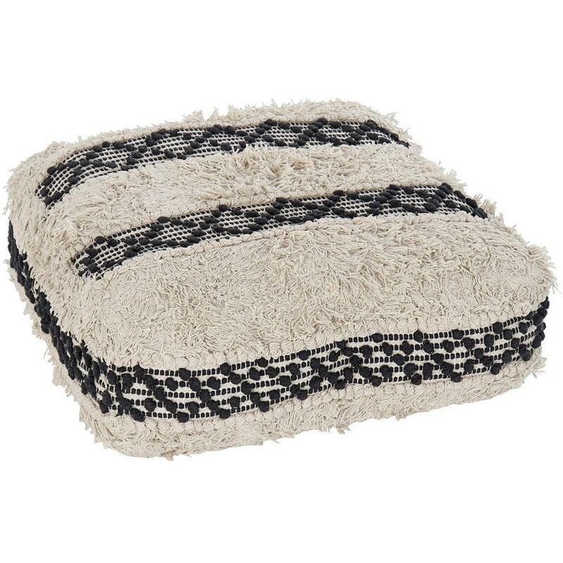 

Cojín DKD Home Decor Negro Algodón (60 x 60 x 30 cm)