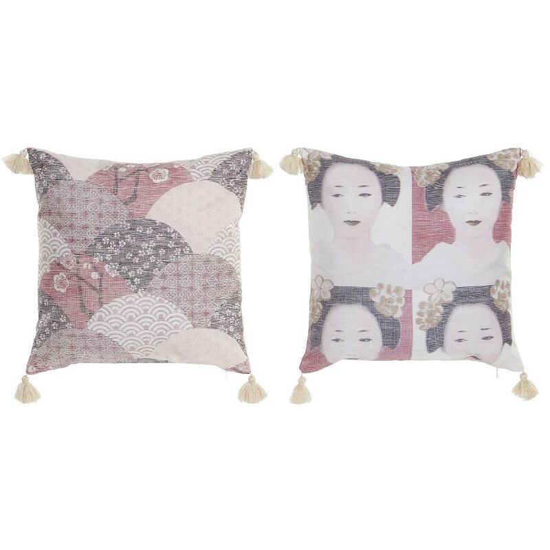 

Cojín DKD Home Decor Oriental Multicolor Poliéster (2 pcs) (40 x 10 x 40 cm)