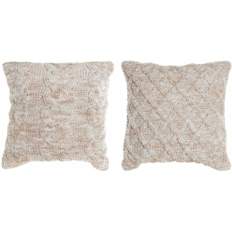 

Cojín DKD Home Decor Poliéster Algodón Coral (2 pcs) (45 x 10 x 45 cm)