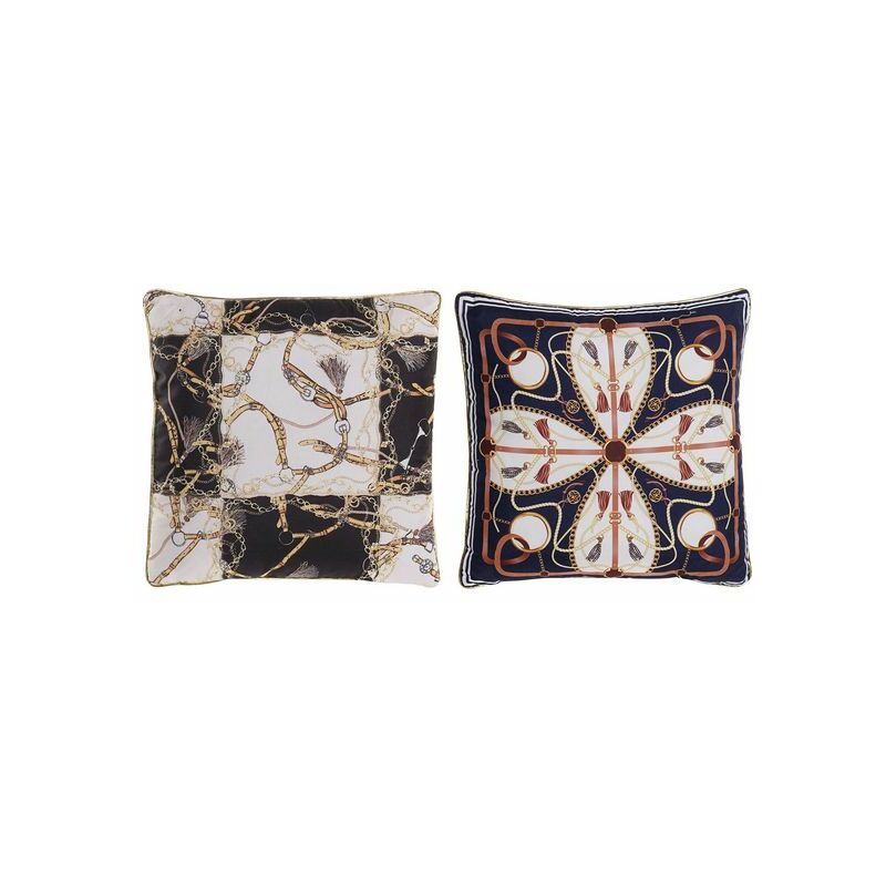 

Cojín DKD Home Decor Poliéster Multicolor (2 pcs) (40 x 40 cm)