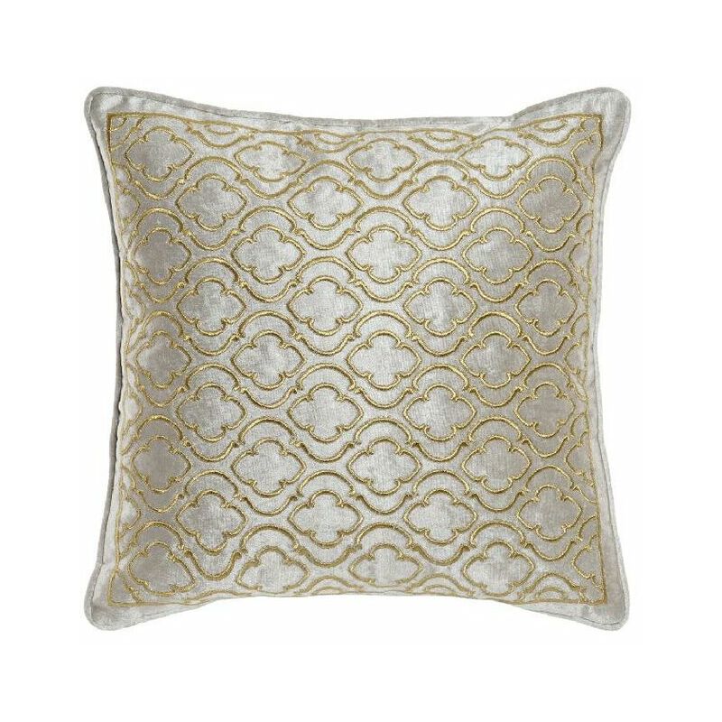 

Cojín DKD Home Decor Poliéster Terciopelo Dorado Marfil (45 x 10 x 45 cm)