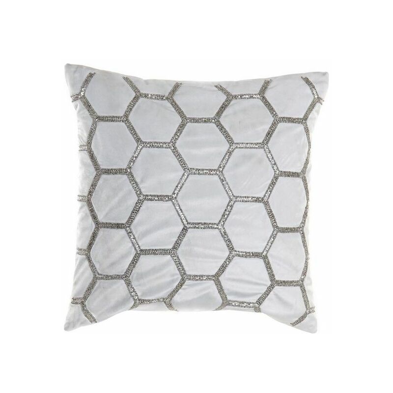 

Cojín DKD Home Decor Terciopelo Geométrico (45 x 45 cm)