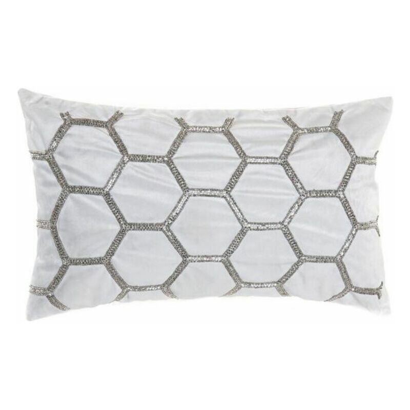 

Cojín DKD Home Decor Terciopelo Geométrico (50 x 30 cm)