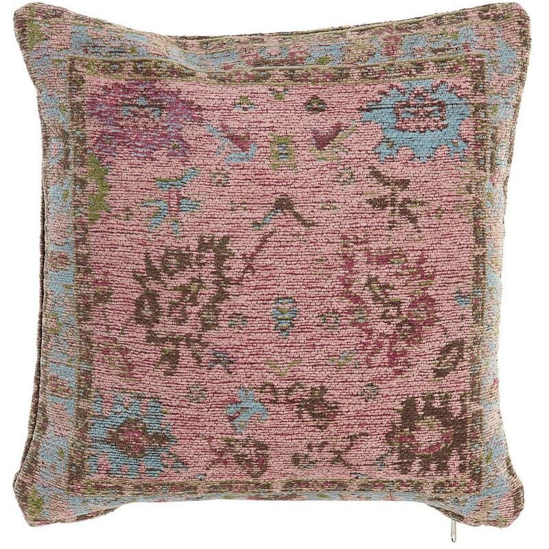 

Cojín DKD Home Decor Verde Rosa Algodón Poliéster (45 x 12 x 45 cm)