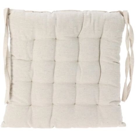 Cojín elástico para silla de 39 x 39 cm de alto, diseño de borde para evitar desplazamiento, color albaricoque
