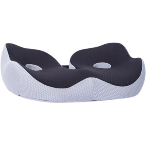 Cojín ergonómico para silla, cojín anticaída, cojín antifugas, cojín transpirable, cojín grueso de algodón con espuma viscoelástica para la oficina y para sentarse durante largos periodos.