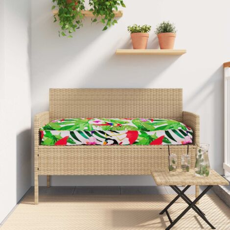 Cojín Floral Multicolor 120 x 60 x 12 cm Tela Oxford
