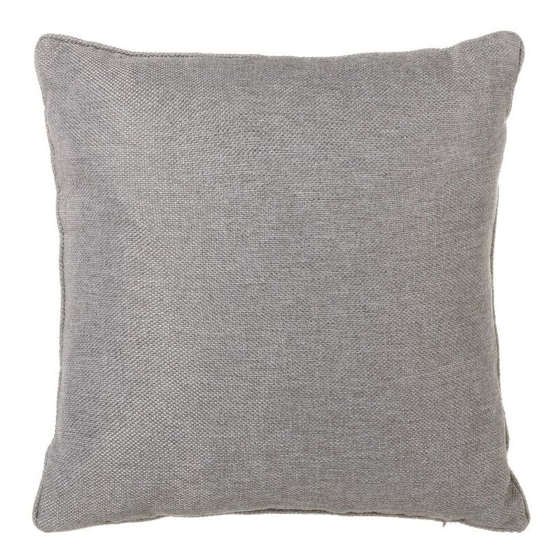 

Cojín gris clásico de microfibra de 45x45 cm