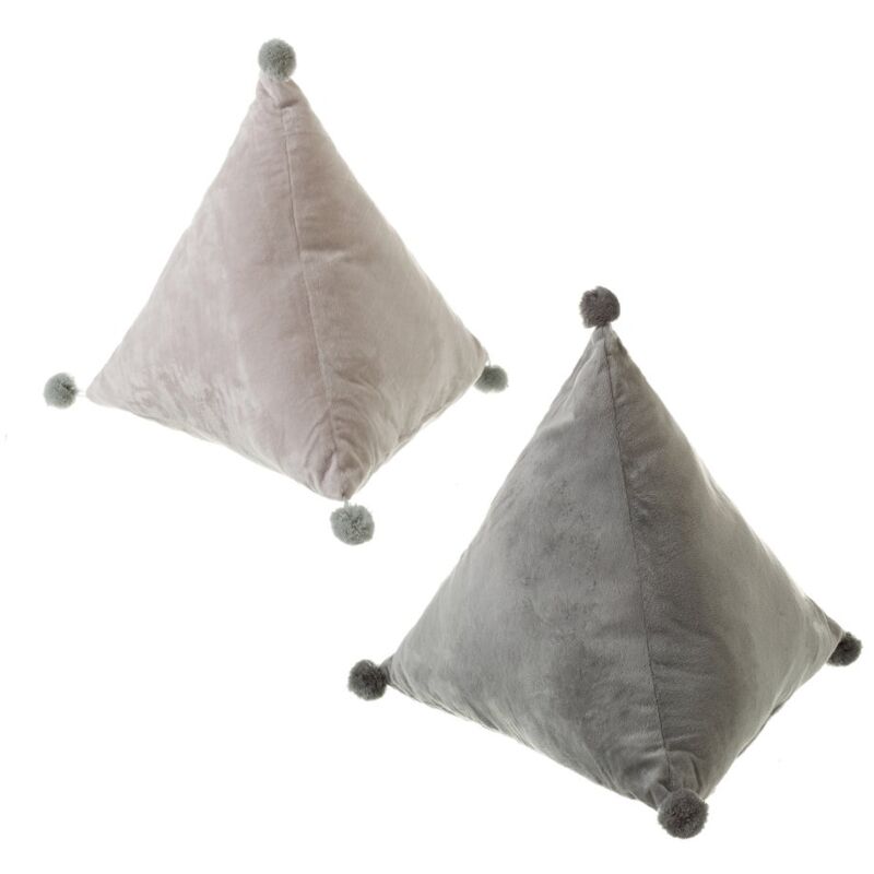 

Cojín infantil moderno gris de microfibra de 45x45 cm. Compra mínima 2 unid