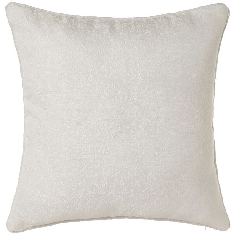 

Cojín jacquard blanco de poliéster de 45x45 cm