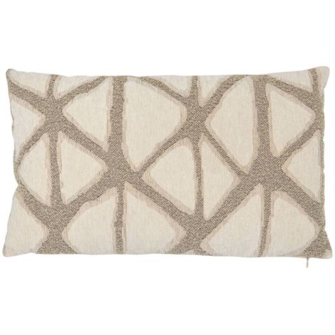 Cojín jacquard Dune 30x50cm beige - Atmosphera créateur d'intérieur