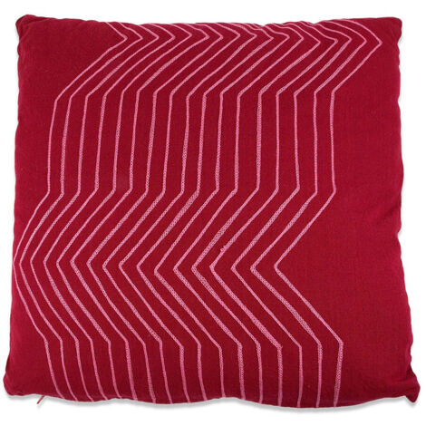 Cojín Lifetime Basics Rojo Rosa 50 x 12 x 50 cm