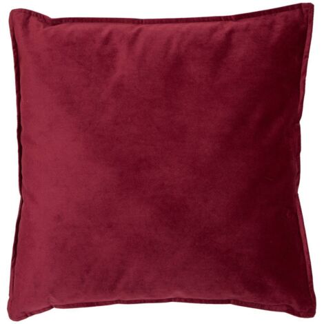 Cojín Lilou, rojo granate 55x55cm - Atmosphera créateur d'intérieur