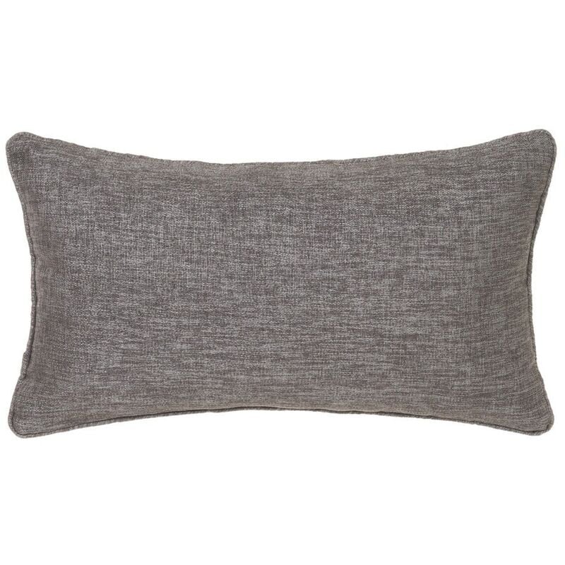 

Cojín liso con textura gris de poliéster de 50x30cm