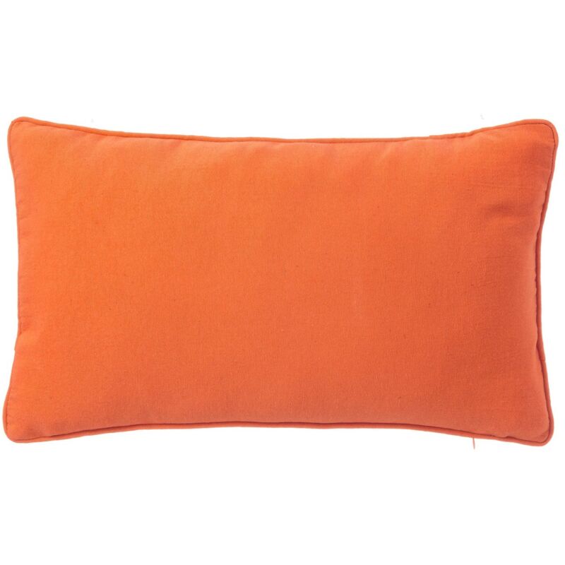 

Lolahome - Cojín liso naranja moderno de algodón y poliéster de 50x30 cm. Compra mínima 2 unid