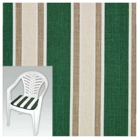 Cojín Multiriga Verde Asiento pz.2 38X38X4 Xtra