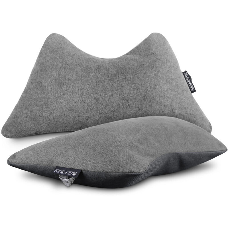 

Cojín multiusos gris lumbar, cervical, para las piernas y para lectura. Pack de 2 Unidades Gris