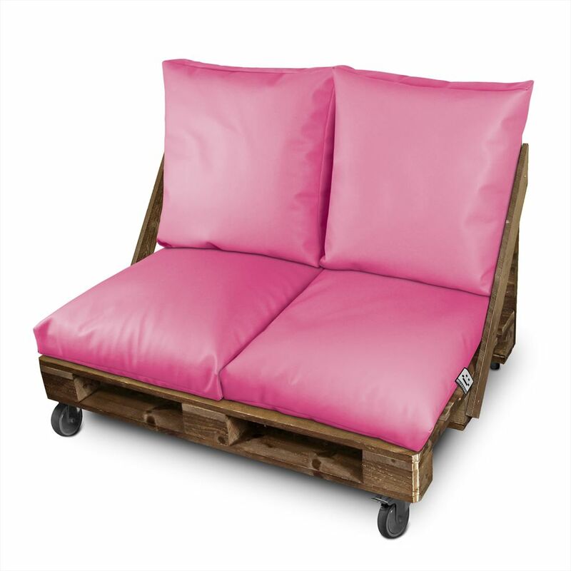 

Cojín Multiusos Suelo o Respaldo o Asiento para Palets Exterior Rosa Happers 60x80 Rosa