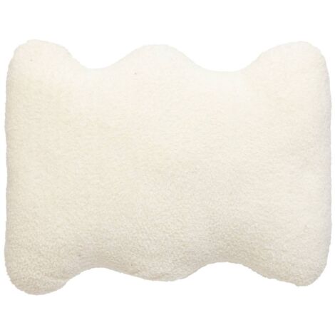 Cojín ondulado bliss blanco 48x35cm - Atmosphera créateur d'intérieur