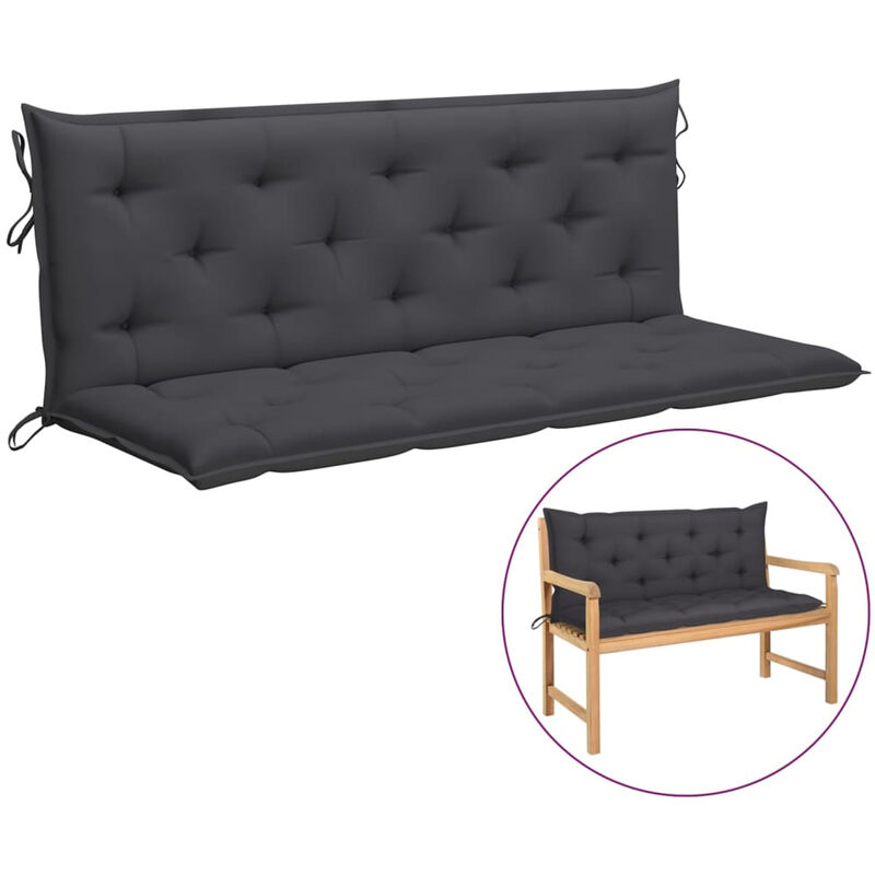 

Cojin para balancin de tela gris antracita 150 cm