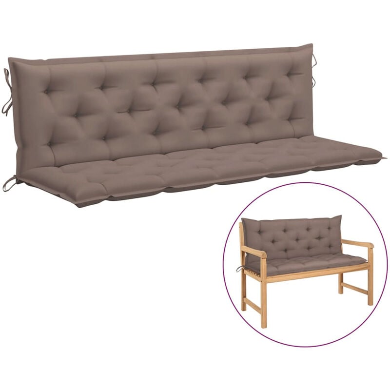 

Cojin para balancin de tela gris topo 180 cm