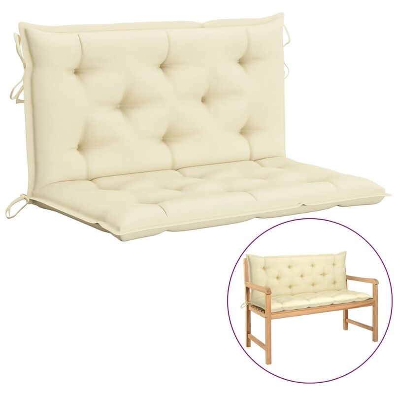

Cojín para balancín tela blanco crema 100 cm
