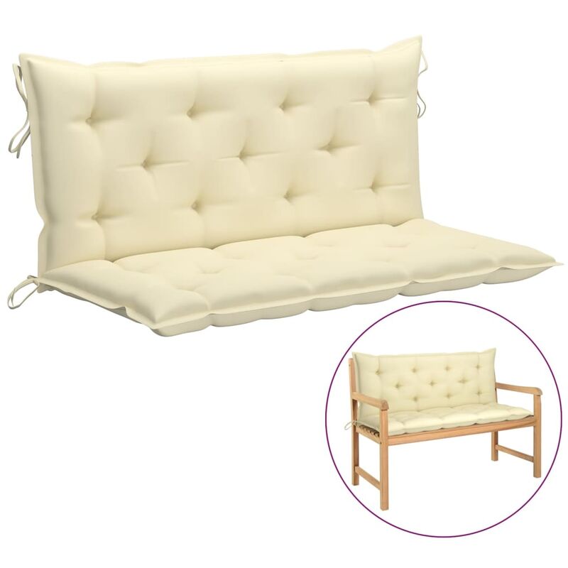 

Cojín para balancín tela blanco crema 120 cm