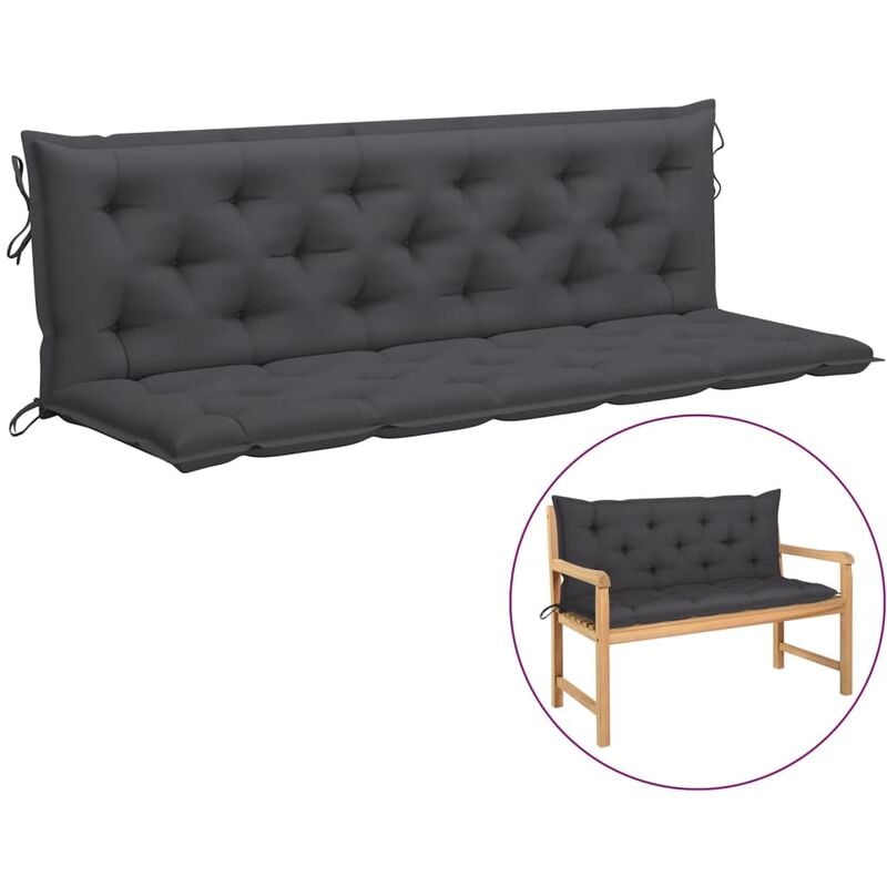 

Cojín para balancín tela gris antracita 180 cm