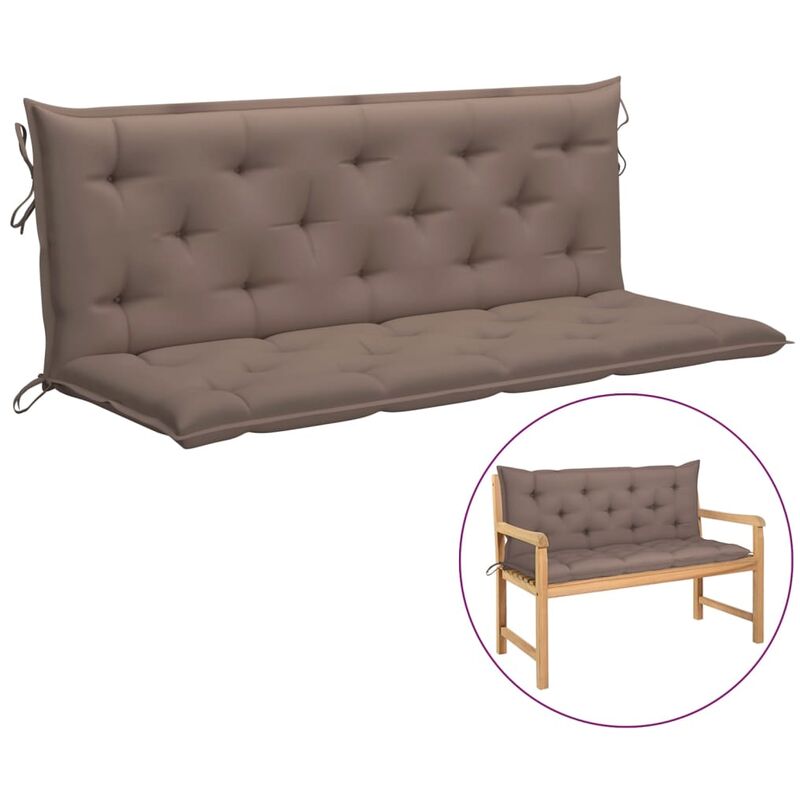 

Cojín para balancín tela gris topo 150 cm