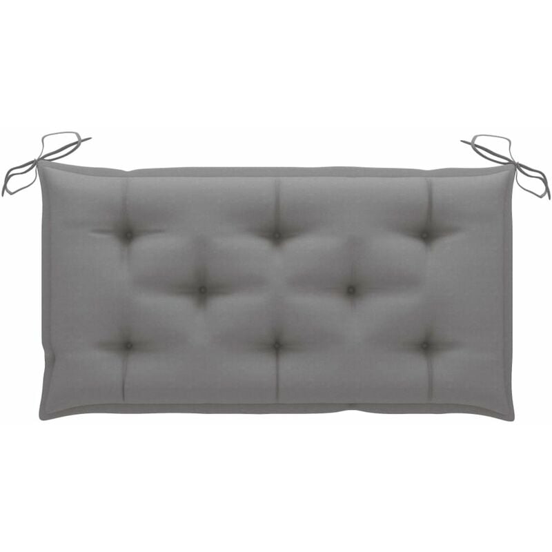 

Cojin para banco de jardin tela gris 100x50x7 cm