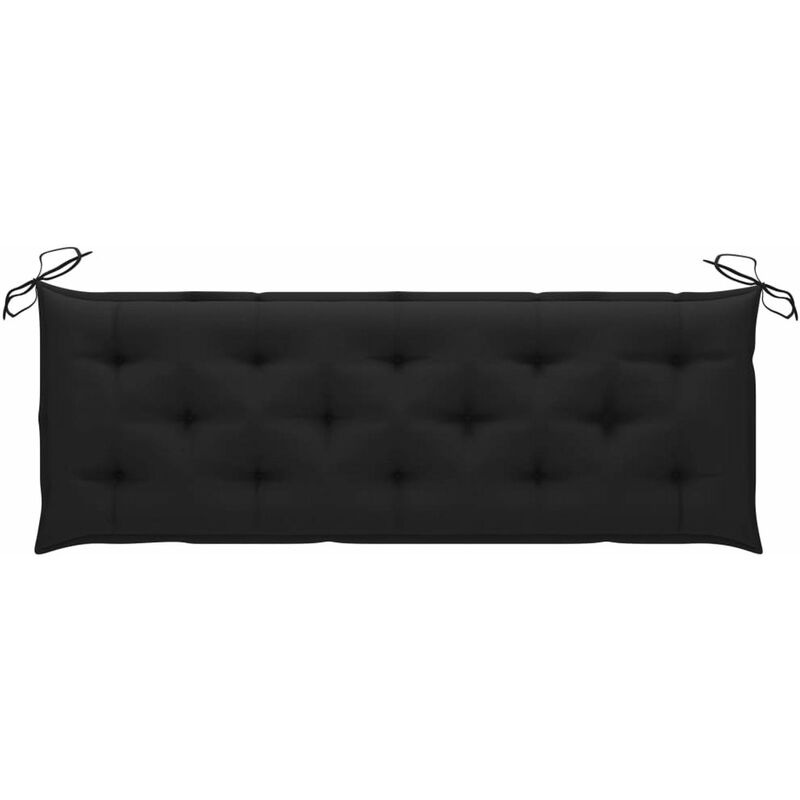 

Cojin para banco de jardin tela negro 150x50x7 cm