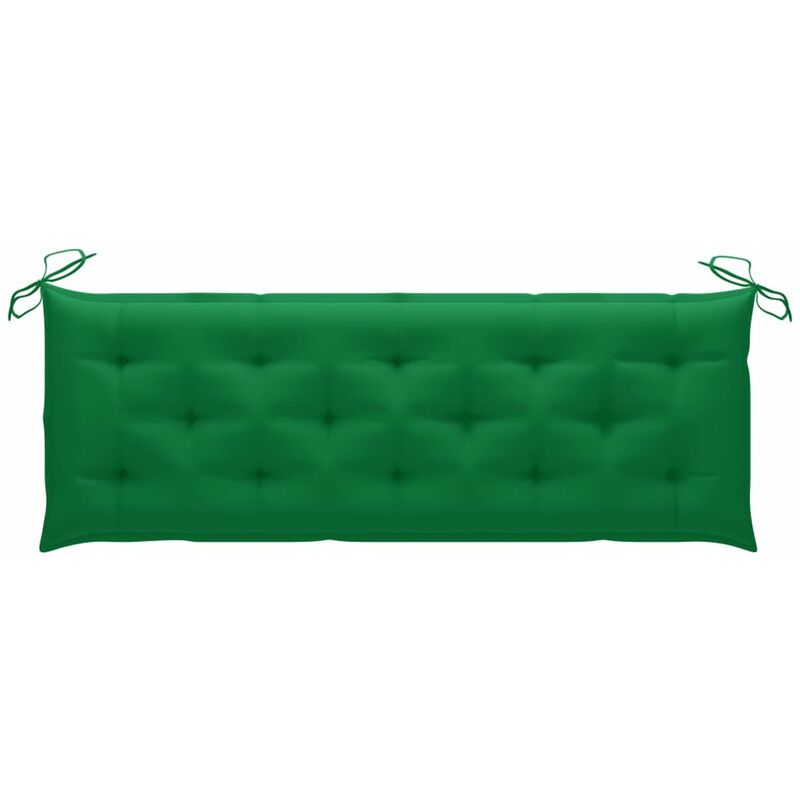 

Cojin para banco de jardin tela verde 150x50x7 cm