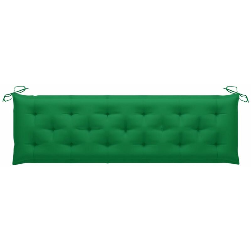 

Cojin para banco de jardin tela verde 180x50x7 cm
