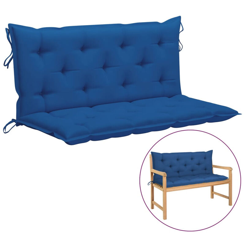 

Cojin para columpio balancin de tela azul 120 cm