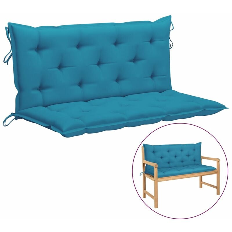

Cojín para columpio balancín de tela azul claro 120 cm